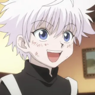 🍶 Killua Zoldyck Hunter x Hunter Anime, Mangá, Killua Zoldyck, Hunter x Hunter, Personagem de anime, Personagem fictício telegram sticker