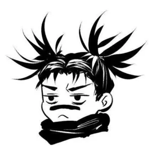 🔌 Anime, Manga, Cartoon, Portret, Personage telegram sticker