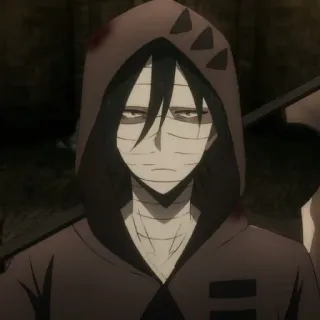 🖤 Isaac Foster Angels of Death Anime, Karakter, Isaac Foster, Angels of Death, Horor telegram sticker