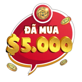 5⃣ ĐÃ MUA
$5.000 soldi, acquisto, monete telegram sticker