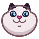😉 동물, 만화, 귀여운, 스티커, 카와이 telegram sticker
