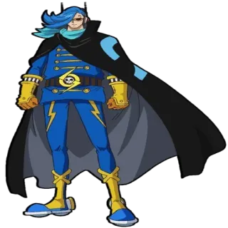 😎 Vinsmoke Yonji One Piece Anime, Personaggio, One Piece, Vinsmoke, Yonji telegram sticker