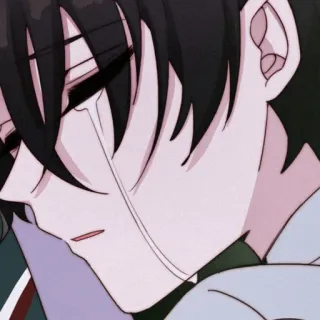 ✨ sad, crying, anime, manga, tears, emotional telegram sticker