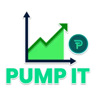 ⛽️ PUMP IT お金, 成長, 暗号通貨, 投資, 成功, 金融, チャート telegram sticker