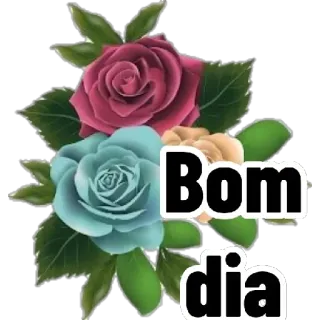 😊 Bom dia Rosen, Blumen, Guten Morgen, Gruß whatsapp sticker