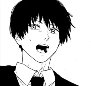 🌫 Anime, Manga, Noir et blanc, Portrait, Illustration, Dessin animé whatsapp sticker
