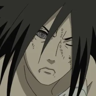🗝 Madara Uchiha Naruto anime, manga, uchiha, madara, ninja, battle, war telegram sticker