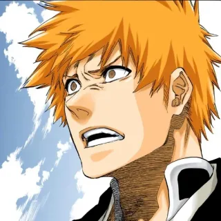⚔ Ichigo Kurosaki Bleach Anime, Manga, Ichigo, Kurosaki, Shinigami telegram sticker