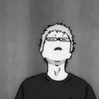 ♟ Kei Tsukishima Haikyu!! Anime, Manga, Haikyuu, Kei Tsukishima, Tsukishima, Adhesivo telegram sticker