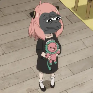 ➖ Anya Forger Spy x Family Anime, Meme, Anya, Spy x Family, Dessin animé whatsapp sticker