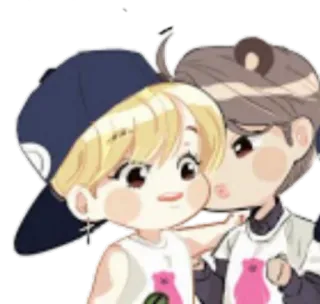 😙 cartoon, characters, anime, chibi, cute telegram sticker