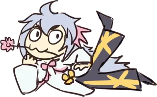 🌹 Cartone animato, Anime, Personaggio, Carino, Fiore, Disegno telegram sticker
