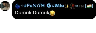😂 #PuNiTH GOwdダ Dumuk Dumuk🤣 telegram sticker