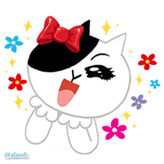 👩 @afasoft แมว, สัตว์, สติกเกอร์, คาวาอิ, น่ารัก, การ์ตูน, ภาพเคลื่อนไหว telegram sticker