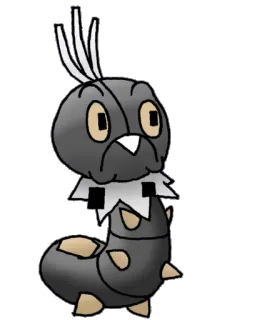 😟 Burmy Pokemon Pokémon, inseto, planta, grama telegram sticker