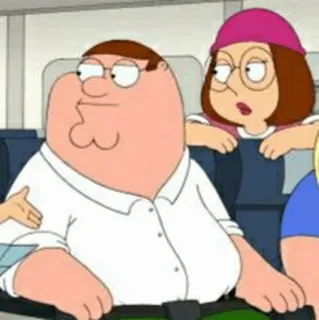 ▪️ Peter Griffin Family Guy 만화, 가족, 시트콤, 애니메이션, 코미디 telegram sticker