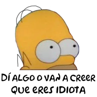 TheSimpsonsWithWords whatsapp stickers