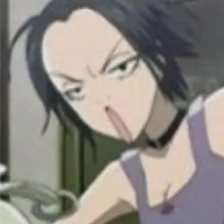 😡 Nana Komatsu Nana anime, cô gái, hài hước, khuôn mặt telegram sticker