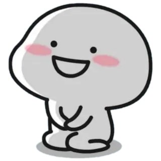 😀 cartoon, happy, cute, character telegram sticker