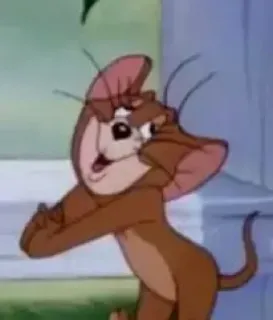 😃 mouse, cartoon, animal, funny, character telegram sticker