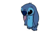 🤪 Stitch stitch, kreskówka, słodki, niebieski telegram sticker