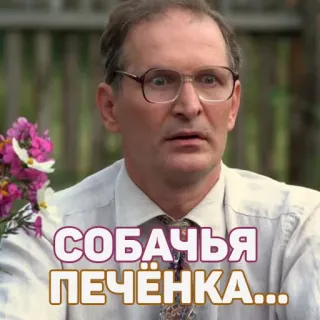 😳 СОБАЧЬЯ ПЕЧЁНКА... telegram sticker