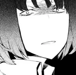 🌒 Anime, Manga, Wanita, Wajah, Ekspresi, Marah telegram sticker