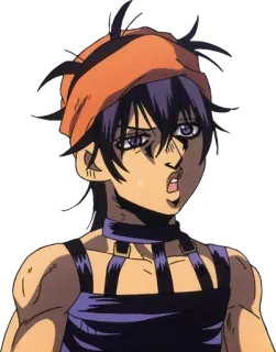 🤨 Narancia Ghirga JoJo's Bizarre Adventure Anime, Manga, Personaggio, Le bizzarre avventure di JoJo, Narancia, Ghirga whatsapp sticker
