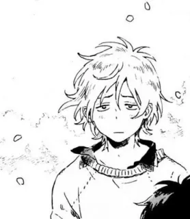 😞 anime, manga, boy, character, illustration telegram sticker