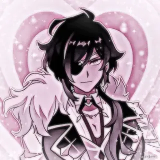 🌟 Kaeya Genshin Impact Anime, Genshin Impact, Kaeya, Personaggio, Ragazzo Anime telegram sticker