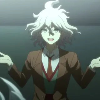 🤷‍♂ Nagito Komaeda Danganronpa anime, character, nagito komaeda, danganronpa telegram sticker