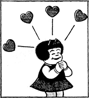 😛 Cartoon, Herzen, Fröhlich, Anime, Kind, Mädchen, Liebe, Kawaii telegram sticker