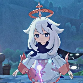 💫 Paimon Genshin Impact paimon, genshin impact, anime, videospiel charakter, süß, maskottchen whatsapp sticker