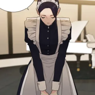 😩 Servante, Uniforme, Anime, Manga, Service whatsapp sticker