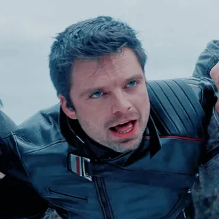 🍓 Bucky Barnes Marvel Bucky Barnes, Winter Soldier, Marvel, MCU, Super-héros, Sebastian Stan telegram sticker