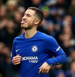 😝 Eden Hazard fútbol, atleta, jugador, Chelsea, fútbol telegram sticker