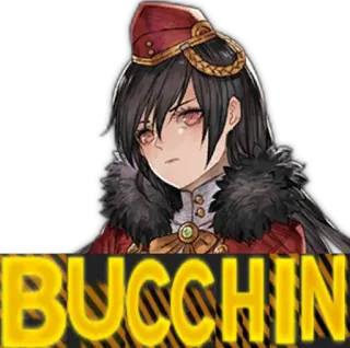 😒 BUCCHIN Anime, Mangá, Personagem, Buccin telegram sticker