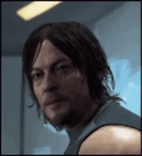 👎 Norman Reedus actor, hombre, retrato telegram sticker