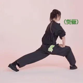 🌨 핫둘 운동, 스트레칭, K팝, 댄스 whatsapp sticker