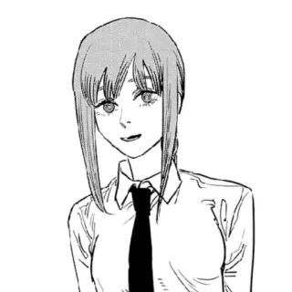 😀 Makima Chainsaw Man anime, manga, chainsaw man, makima telegram sticker