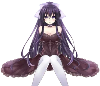 😏 Anime, Garota, Maid, Vestido, Fofo telegram sticker
