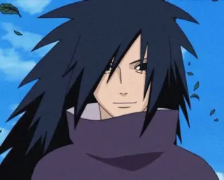 🙂 Madara Uchiha Naruto anime, manga, Naruto, Madara Uchiha, character telegram sticker