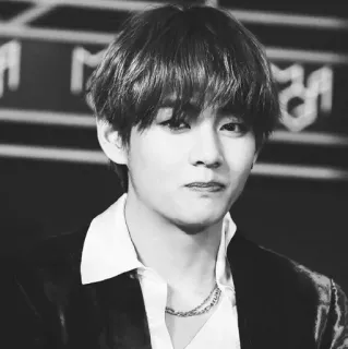 🕳 V kpop, 가수, 음악, 유명인, bts, 아이돌 telegram sticker