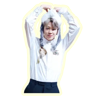❤️ personne, chapeau, sourire telegram sticker