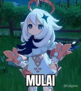 😡 Paimon Genshin Impact MULAI อนิเมะ, เกม, เก็นชิน อิมแพ็ค, ไพม่อน, น่ารัก telegram sticker