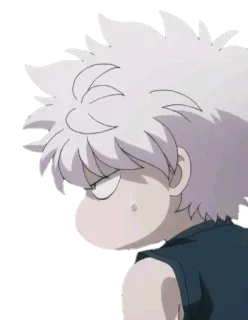 😒 Killua Zoldyck Hunter x Hunter アニメ, キルア, HUNTER×HUNTER, 漫画 telegram sticker