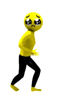 A Sticker that swings to "Pien" telegram stickers