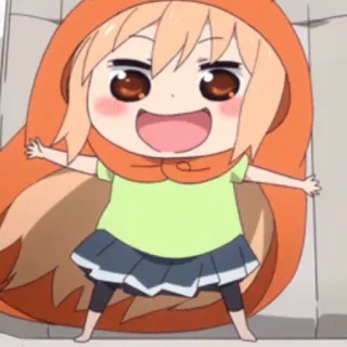 🍣 anime, girl, cute, chibi, cartoon telegram sticker