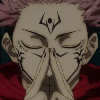🎟 Ryomen Sukuna Jujutsu Kaisen Anime, Sukuna, Jujutsu Kaisen, Manga, Espíritu Maldito, Tatuaje telegram sticker