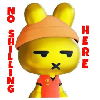 No shilling here telegram stickers